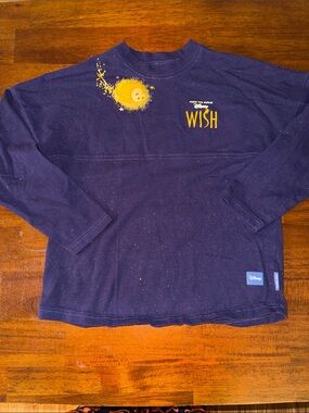 Disney Spirit Jersey Movie “Wish” LS Glitter T-shirt with puffy embellishments.